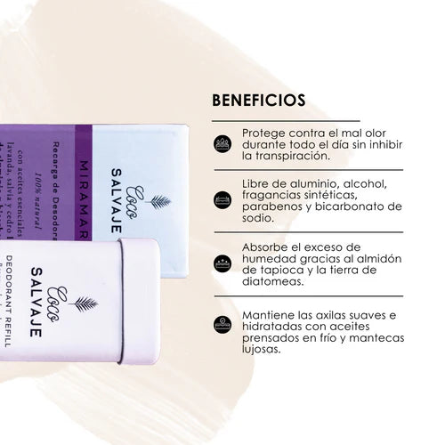 Desodorante natural en barra - COCOSALVAJE