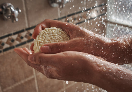 Shampoo en barra de Naranja y Limonaria - Cabello Seco - PANAVAYU