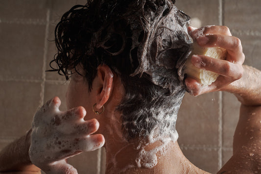 Shampoo en barra de Menta y Tea Tree - Cabello Graso - PANAVAYU