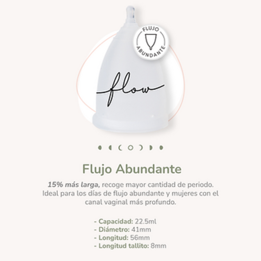 Copa Menstrual Flujo Abundante - FLOWFEM