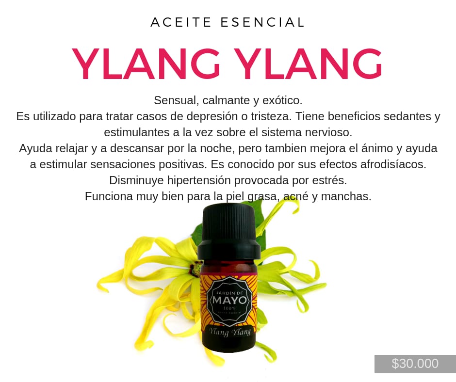 Aceite Esencial de Ylang Ylang 5 ml - JARDÍN DE MAYO