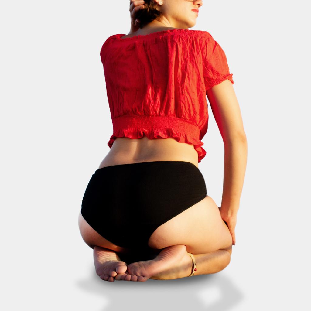 Panties menstruales Unicolor Negro - XIUA