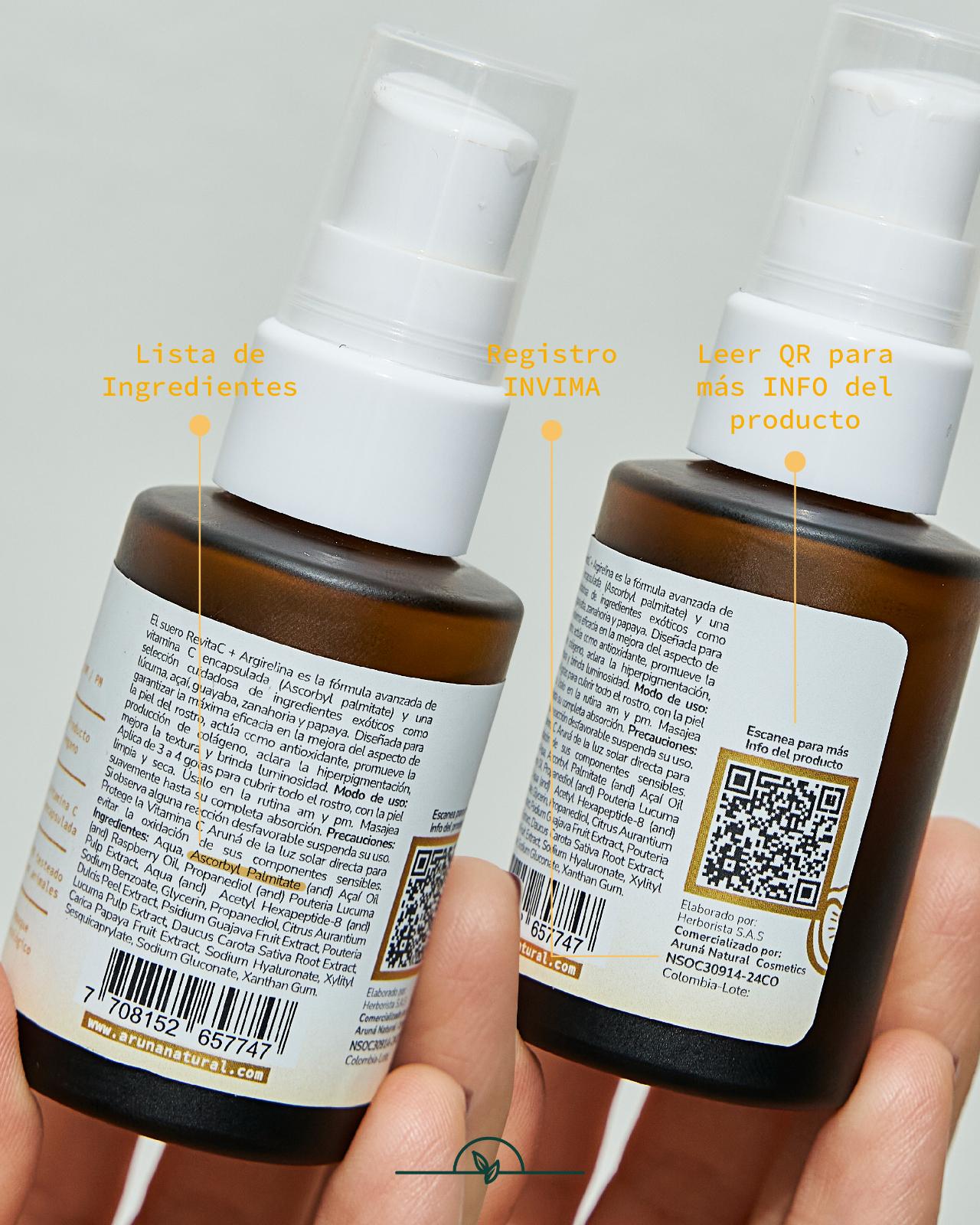Serum Facial RevitaC 30ml - ARUNÁ