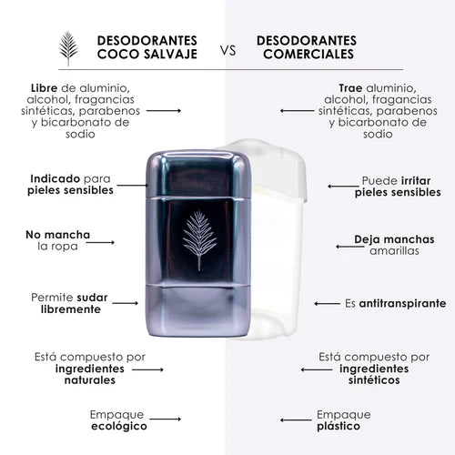 Desodorante natural en barra - COCOSALVAJE