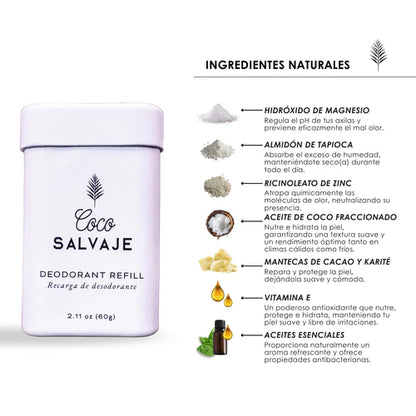 Desodorante natural en barra - COCOSALVAJE