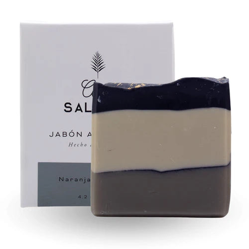 Jabón Artesanal Naranja y Albahaca - COCO SALVAJE