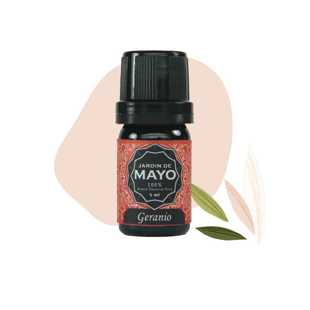 Aceite Esencial de Geranio 5 ml - JARDÍN DE MAYO