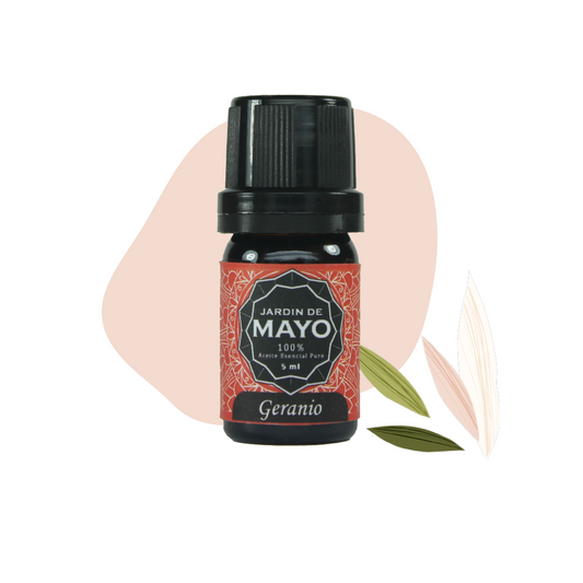 Aceite Esencial de Geranio 5 ml - JARDÍN DE MAYO