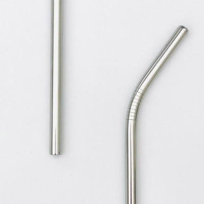 Pitillo acero inoxidable Recto/Curvo