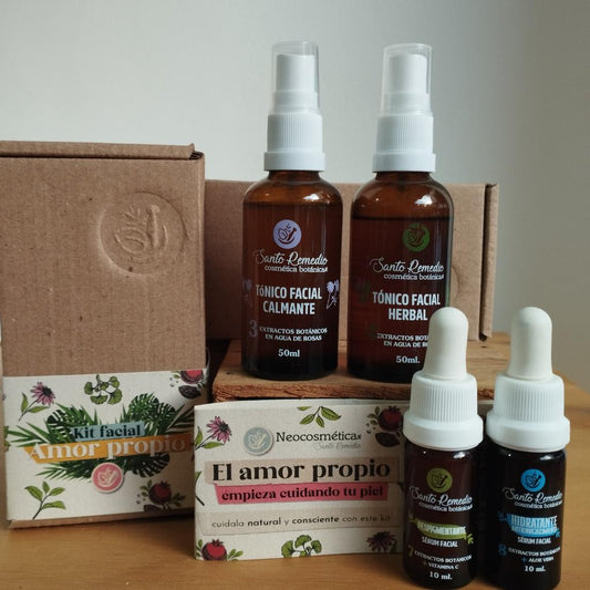 Kit Amor Propio - SANTO REMEDIO - Sérum Hidratante + Tónico Calmante