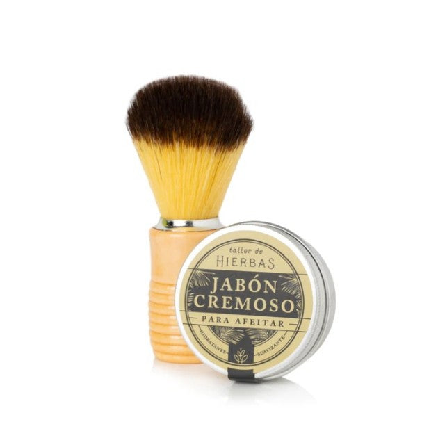 Kit masculino jabón y brocha - TALLER DE HIERBAS
